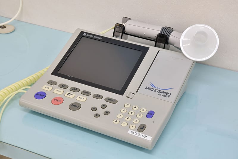 スパイロメーター(呼吸機能検査)